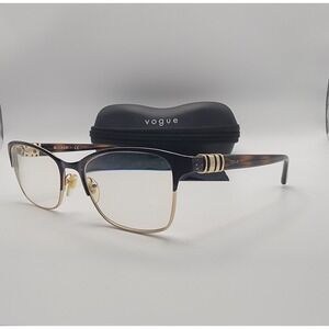 Vogue VO 4050 997 Brown Gold Tortoise Cat Eye Eyeglasses Frames 51 17 135 w/Case